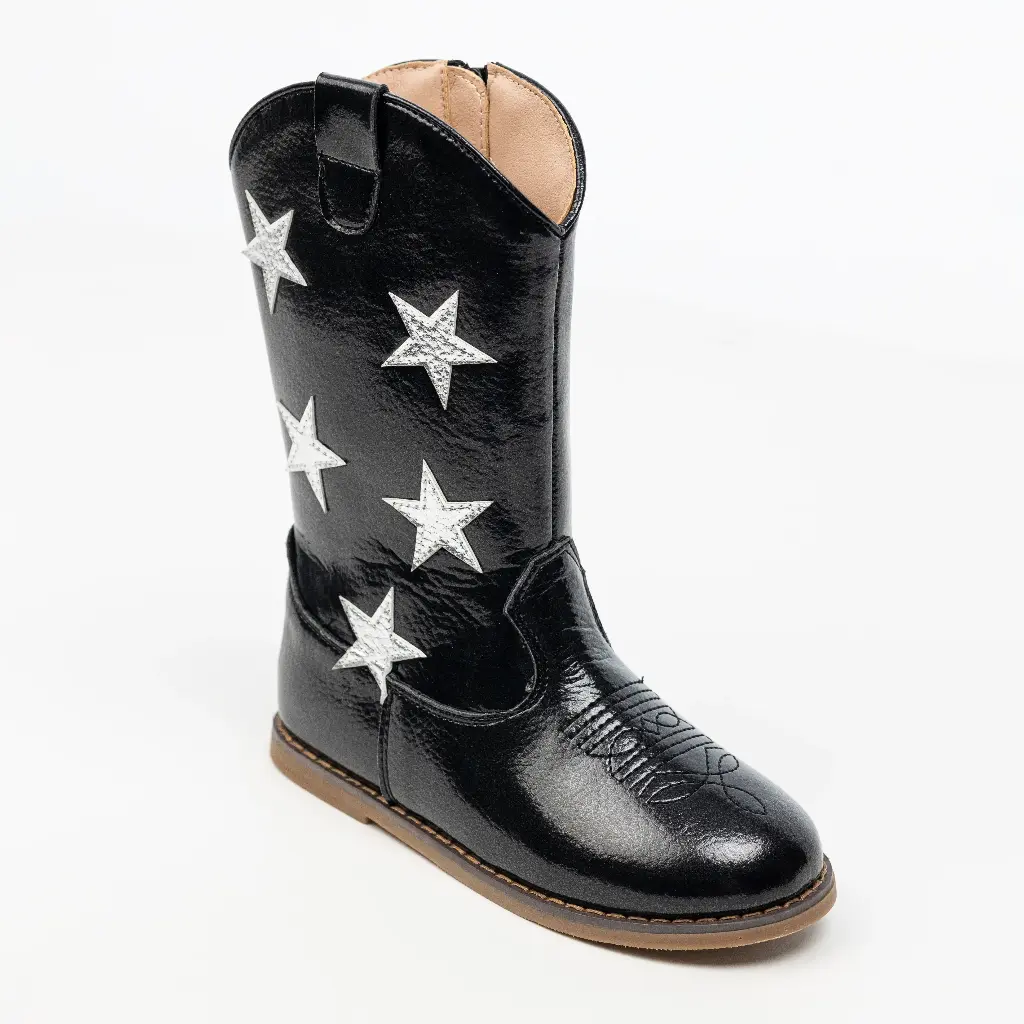 KIDS COWBOY STAR BOOTS