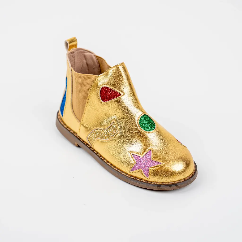 SHAPE BOOTS GOLD