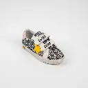 YELLOW STAR GLITTER STICKER