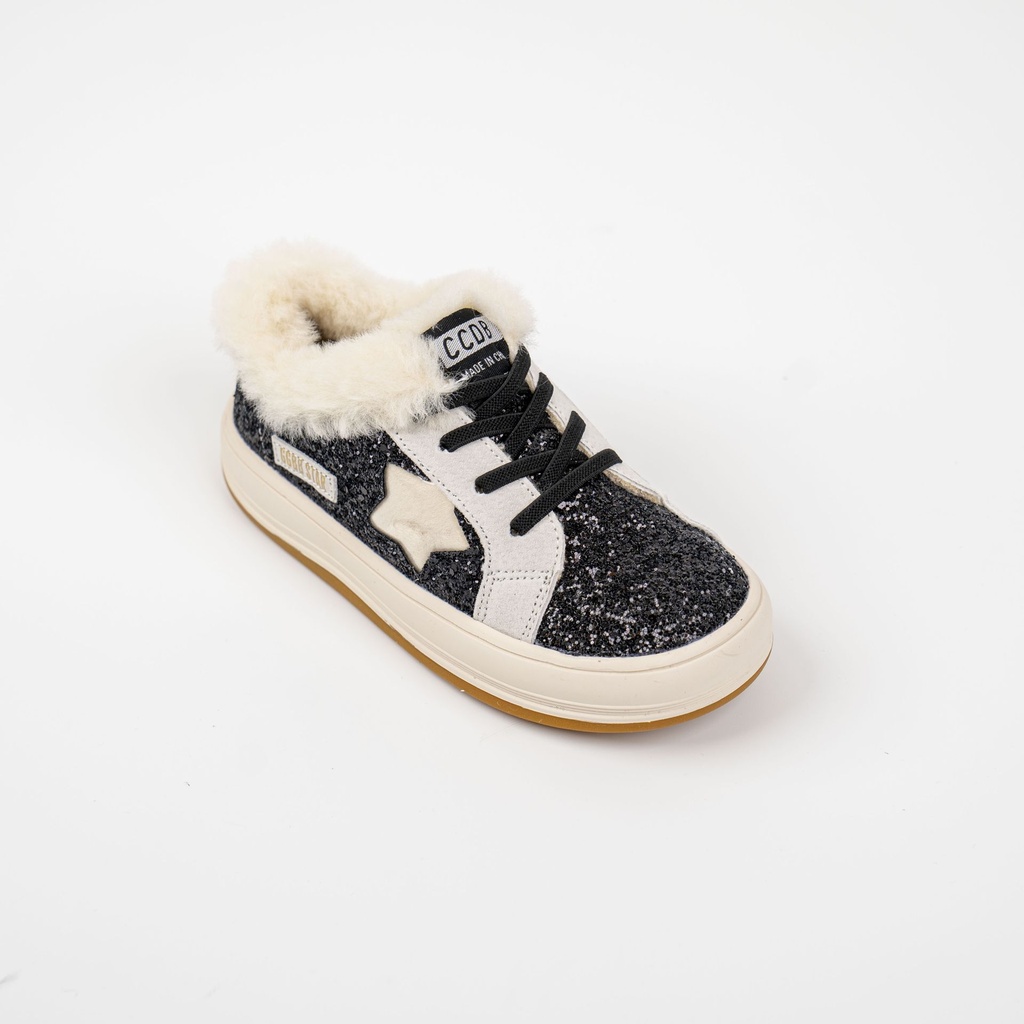 FUR GLITTER STAR SILVER