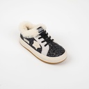 FUR GLITTER STAR SILVER